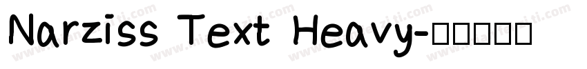 Narziss Text Heavy字体转换